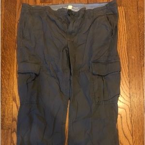 Banana Republic Charcoal Grey Cargo Pants